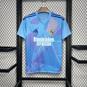 Spain-La Real blue goalkeeper jersey Summer Sportswear GS014