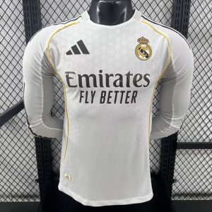 Spain-La Real white Hone Long Sleeve Player Summer Sportswear GS012