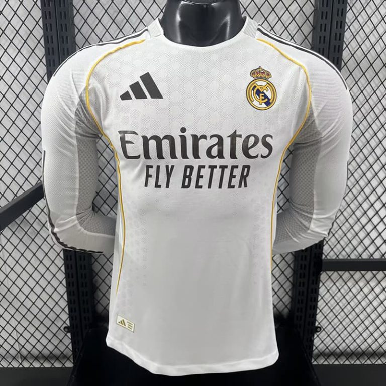 Spain-La Real white Hone Long Sleeve Player Summer Sportswear GS0012-1