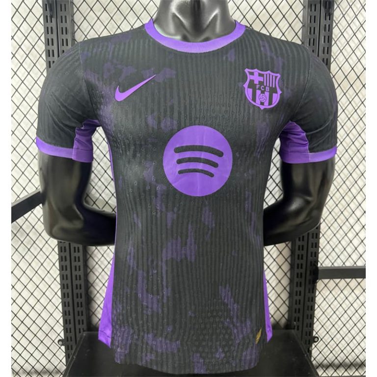 Spain-La Real BAR Black Purpe Special Edition Player Summer Sportswear GS035-1