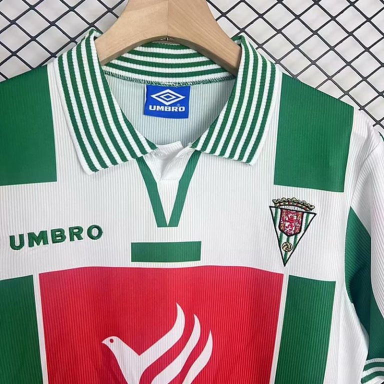 Spain-La Real Cordoba home retro soccer jersey Summer Sportswear GS066-3