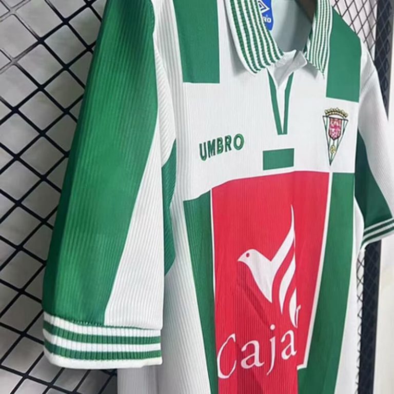 Spain-La Real Cordoba home retro soccer jersey Summer Sportswear GS066-4