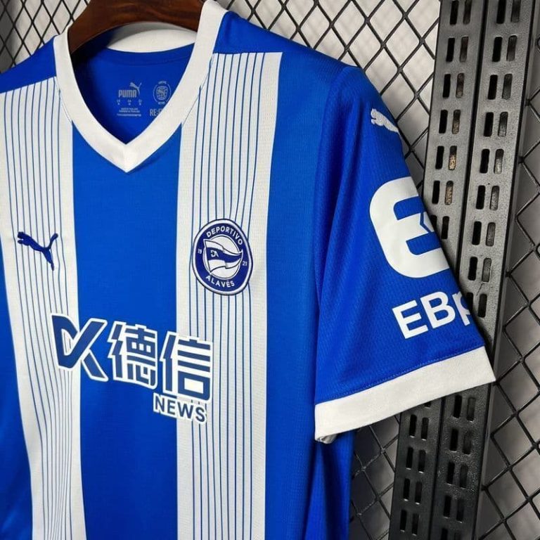 Spain-La Real Deportivo Alaves home soccer jersey Summer Sportswear GS027-3