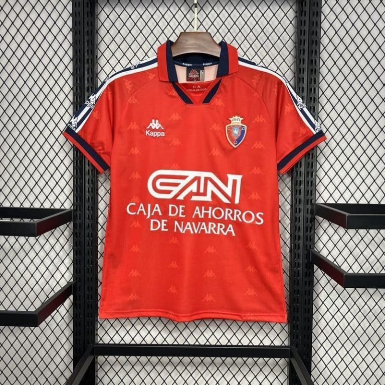 Spain-La Real Osasuna home retro jersey Summer Sportswear GS060-1