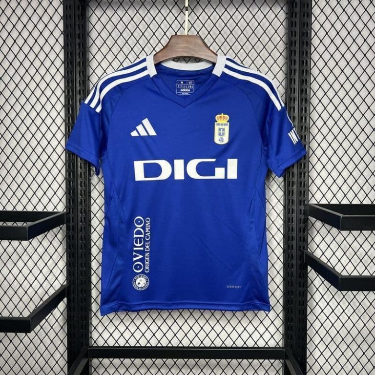 Spain-La Real Real Oviedo home soccer jersey Summer Sportswear GS062-1
