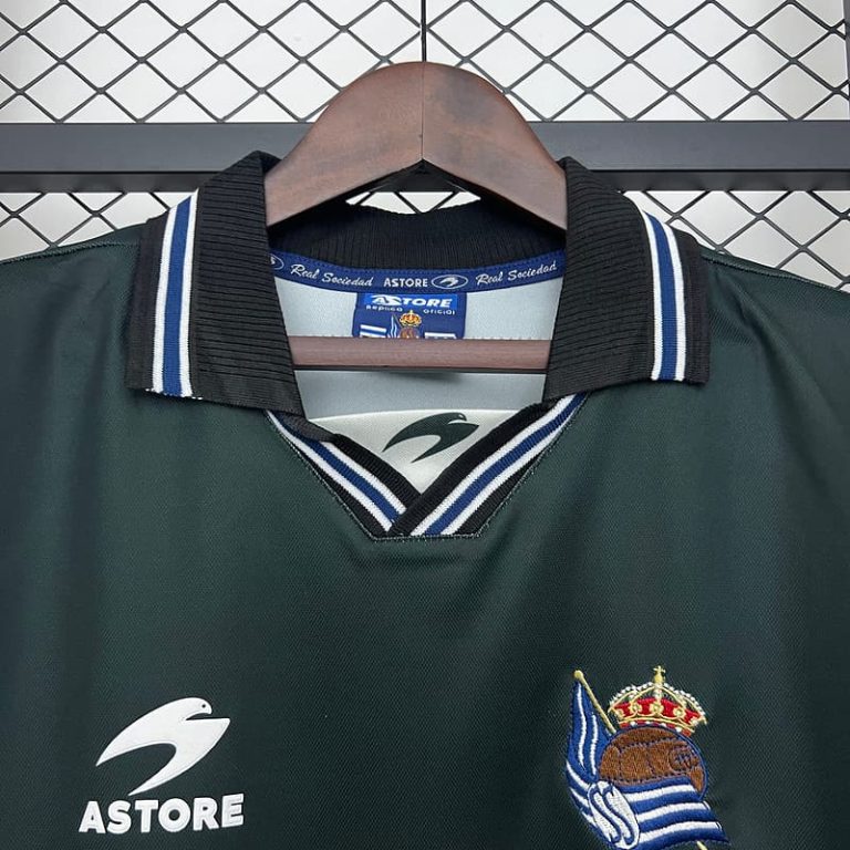 Spain-La Real Sociedad Away Retro Jersey Summer Sportswear GS038-3