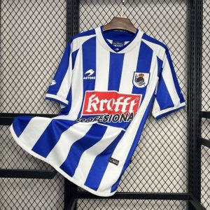 Spain-La Real Sociedad home retro jersey Summer Sportswear GS037