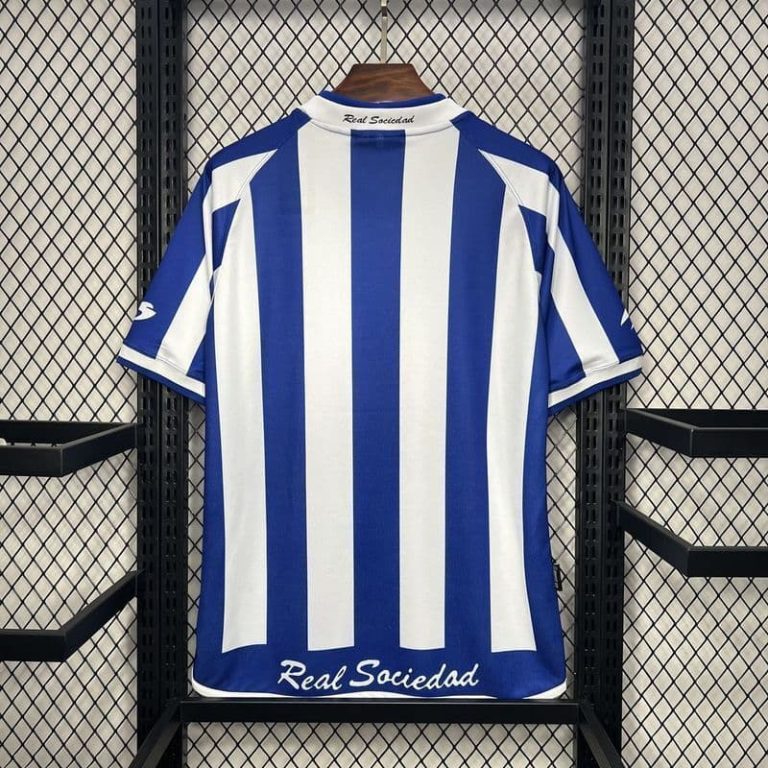 Spain-La Real Sociedad home retro jersey Summer Sportswear GS037-2