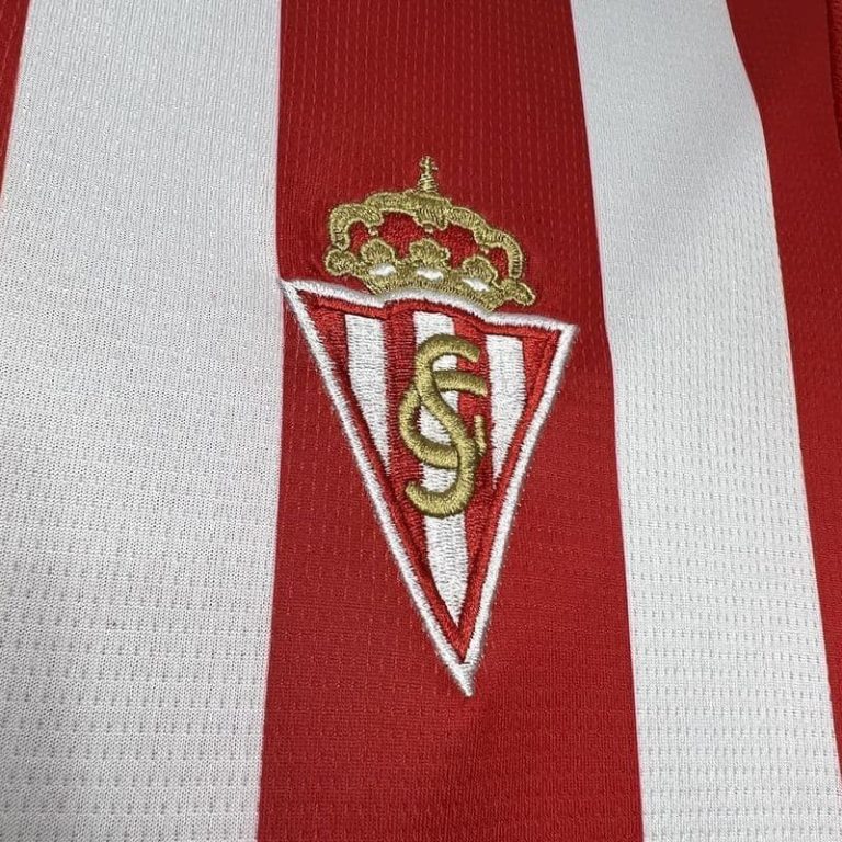 Spain-La Real Sporting de Gijon home soccer jersey Summer Sportswear GS052-4