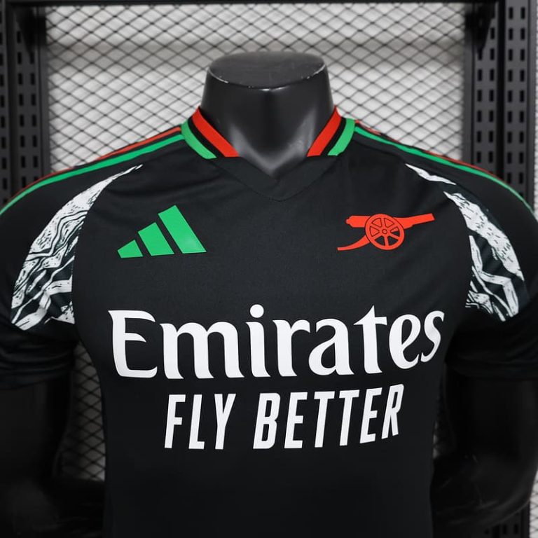 UK-Premier League Arsenal away black player version soccer jersey jersey Summer Sportswear GS086-2