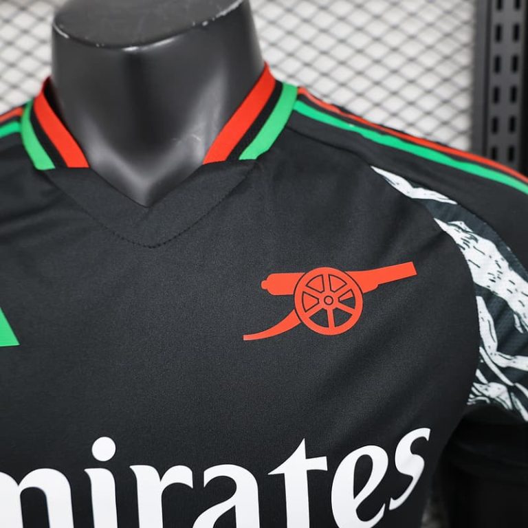 UK-Premier League Arsenal away black player version soccer jersey jersey Summer Sportswear GS086-3