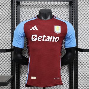 UK-Premier League Aston Villa home player version jersey Summer Sportswear GS116