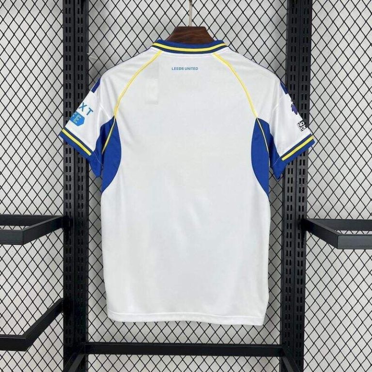 UK-Premier League Leeds United home white socer jersey Summer Sportswear GS126-2