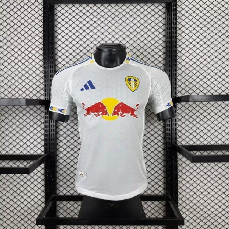 UK-Premier League Leeds home player version jersey Summer Sportswear GS124-1