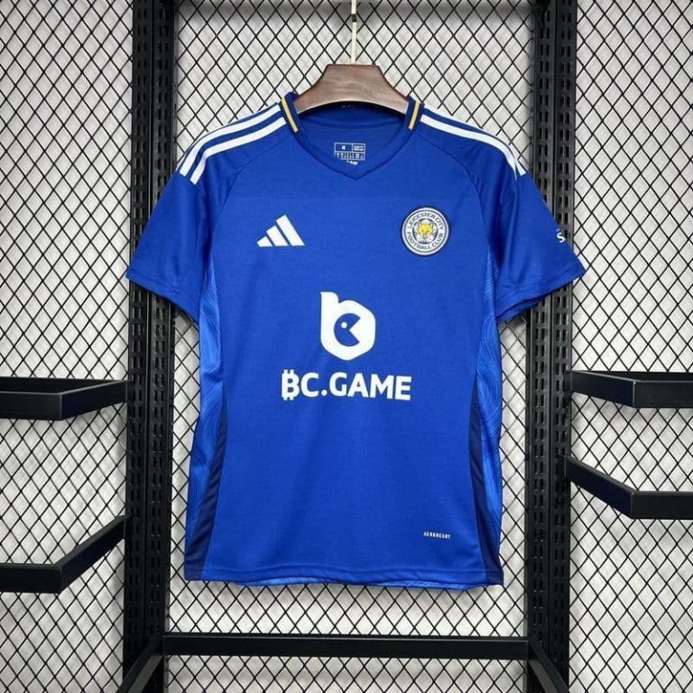 UK-Premier League Leicester City home soccer jersey Summer Sportswear GS118-1