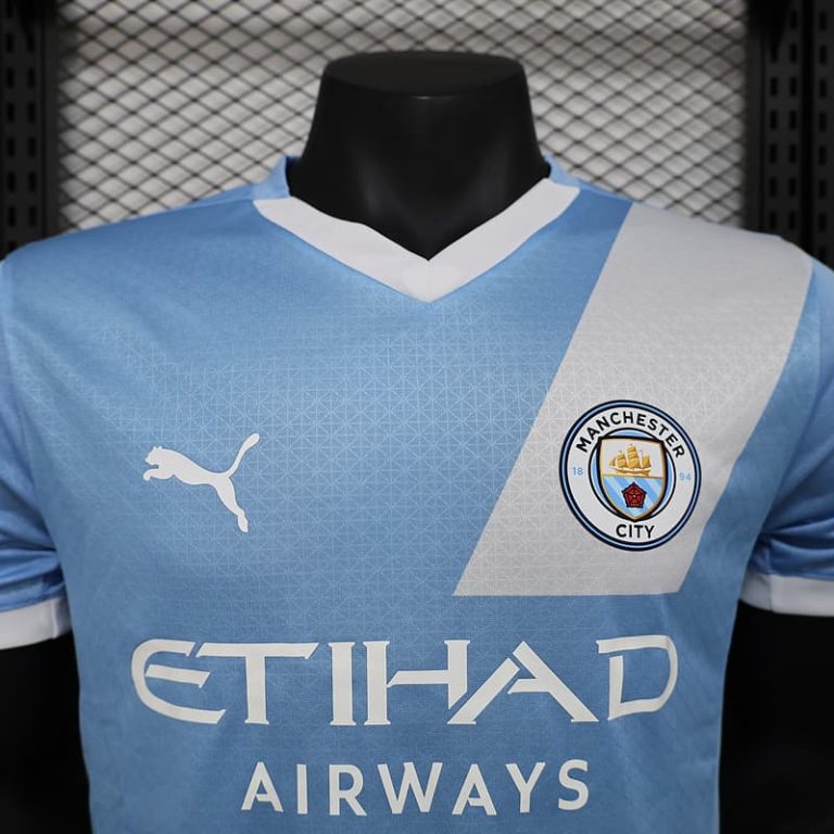 UK-Premier League MCI BLue Special Player version jersey jersey Summer Sportswear GS094-3