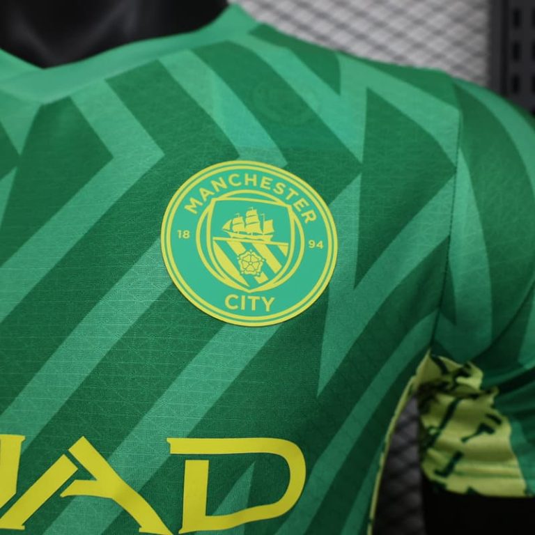 UK-Premier League MCI Green training player version jersey Summer Sportswear GS096-5