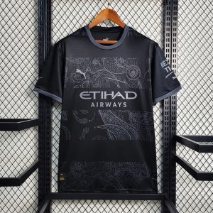 UK-Premier League MCI Special Edition Black jersey Summer Sportswear GS099