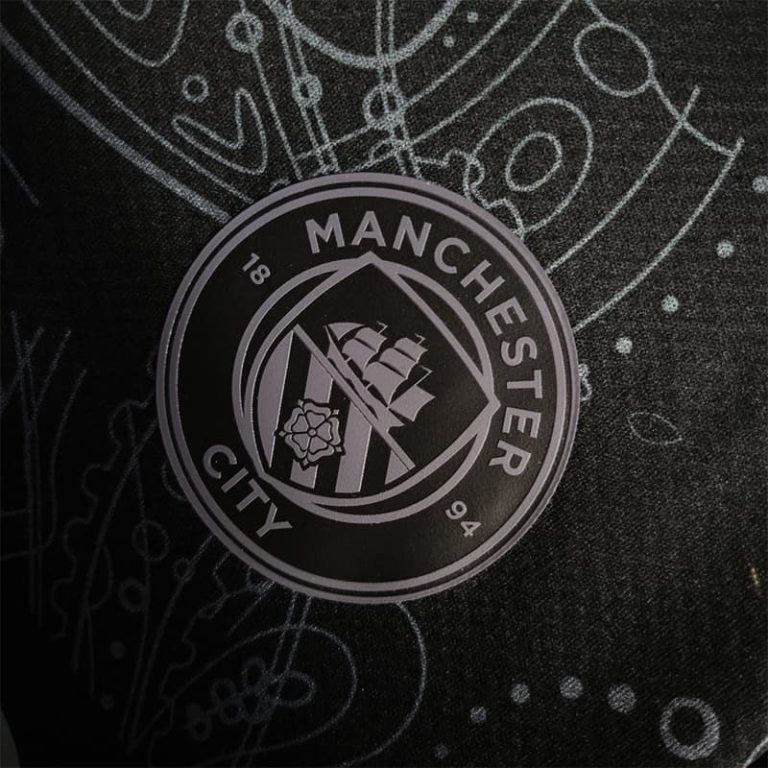 UK-Premier League MCI Special Edition Black jersey Summer Sportswear GS099-5