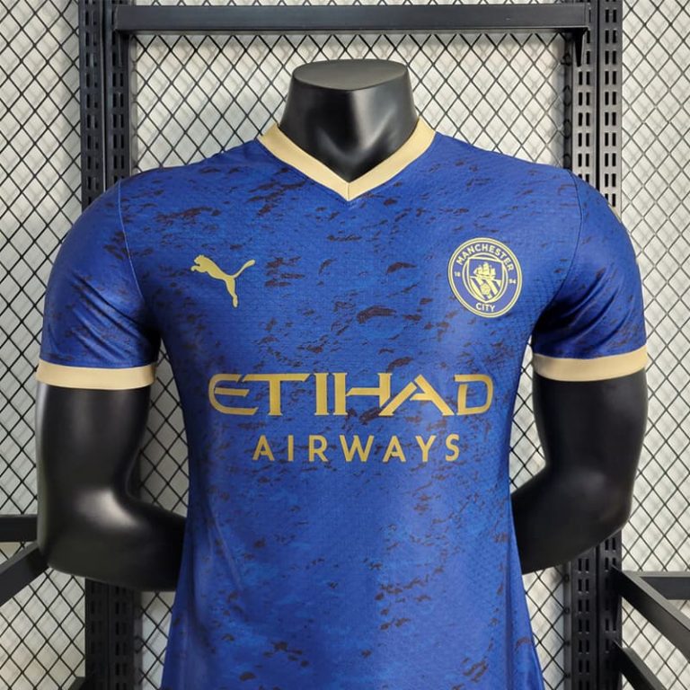 UK-Premier League MCI Special player version jersey Summer Sportswear GS098-3
