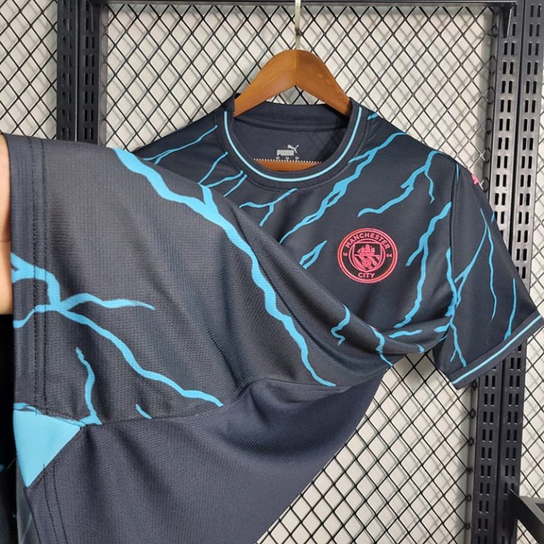 UK-Premier League MCI Training Kit jersey Summer Sportswear GS102-4