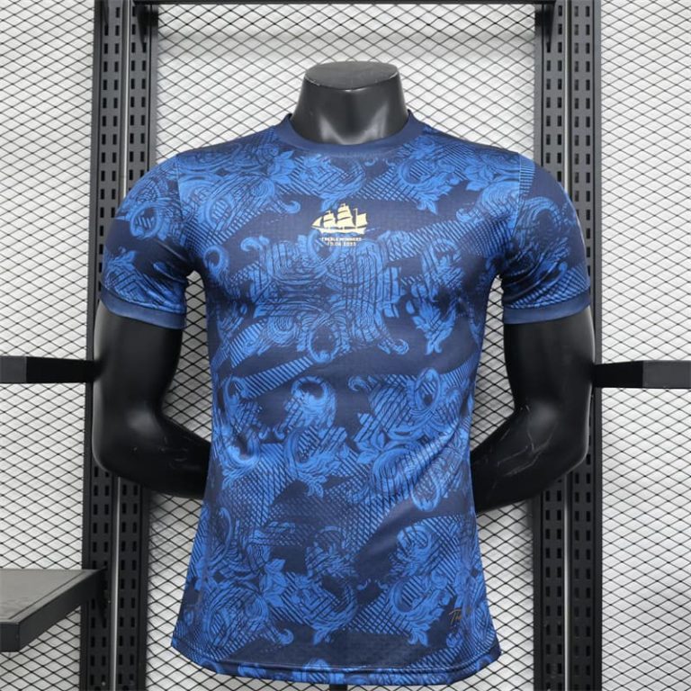UK-Premier League MCI Treble Winners edition player version jersey Summer Sportswear GS100-1