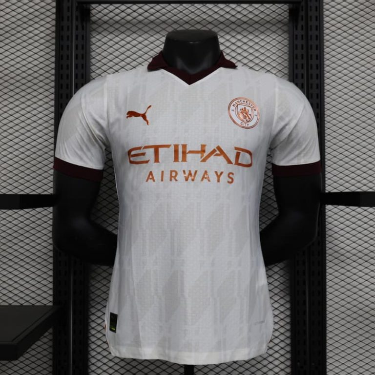 UK-Premier League MCI away player version jersey Summer Sportswear GS097-1