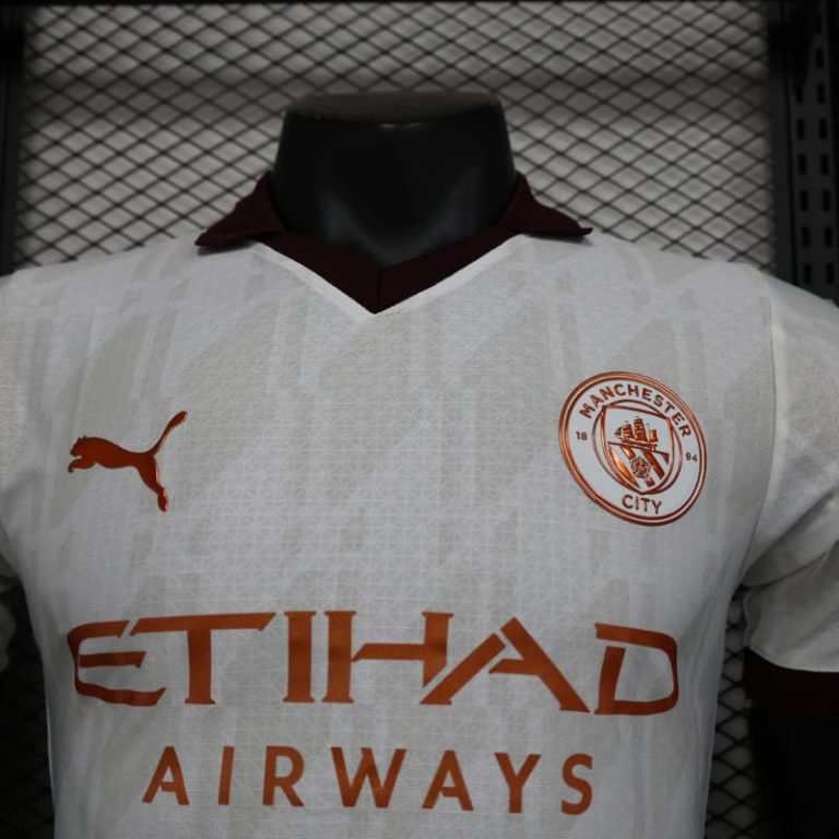 UK-Premier League MCI away player version jersey Summer Sportswear GS097-3
