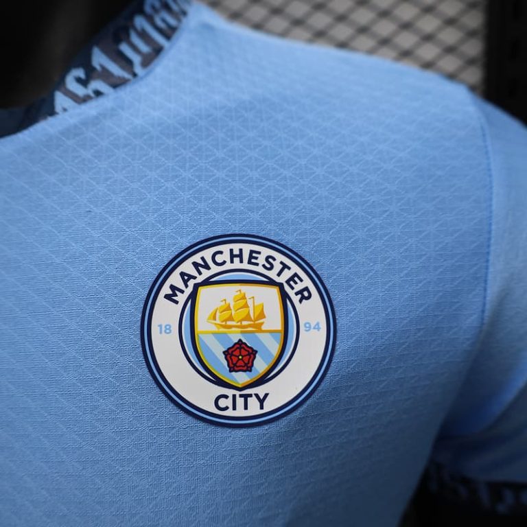 UK-Premier League MCI home player version jersey jersey Summer Sportswear GS093-5