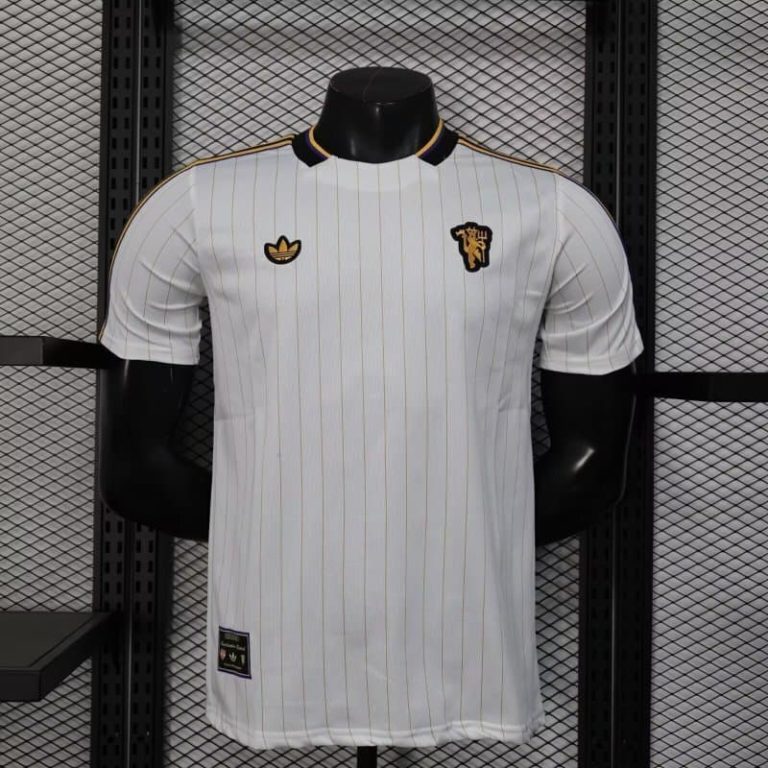 UK-Premier League MNU Black Retro Model Player Version jersey Summer Sportswear GS076-1