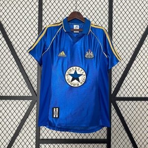 UK-Premier League Newcastle United away blue retro jersey Summer Sportswear GS111