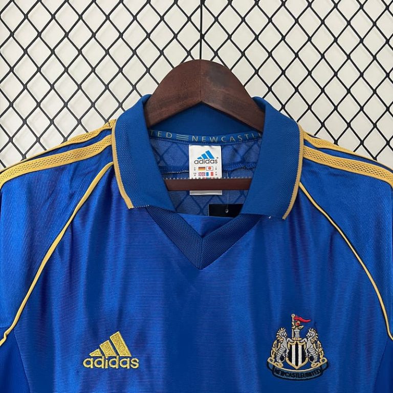 UK-Premier League Newcastle United away blue retro jersey Summer Sportswear GS111-3