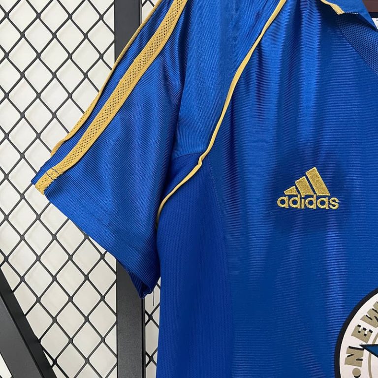 UK-Premier League Newcastle United away blue retro jersey Summer Sportswear GS111-4
