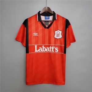 UK-Premier League Nottingham Forest home red jersey Summer Sportswear GS132