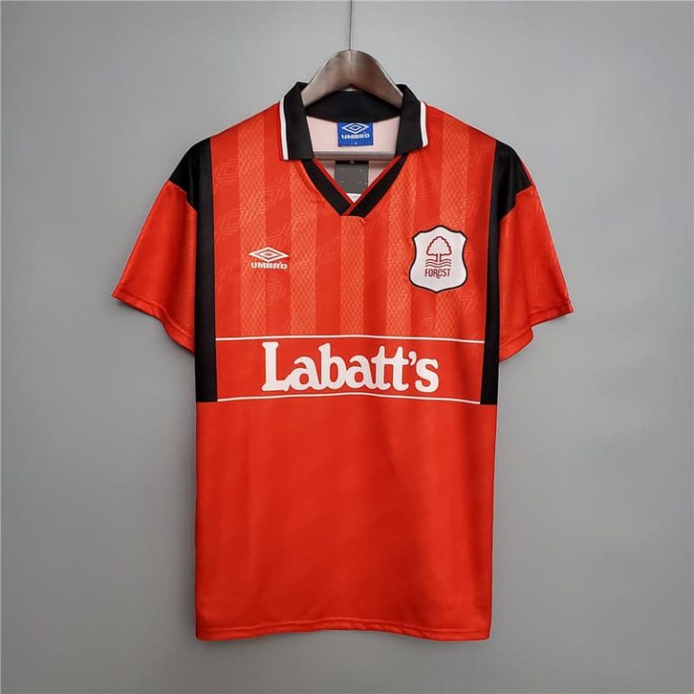 UK-Premier League Nottingham Forest home red jersey Summer Sportswear GS132-1