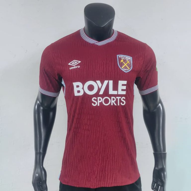 UK-Premier League West ham home player version soccer jersey Summer Sportswear GS112-1