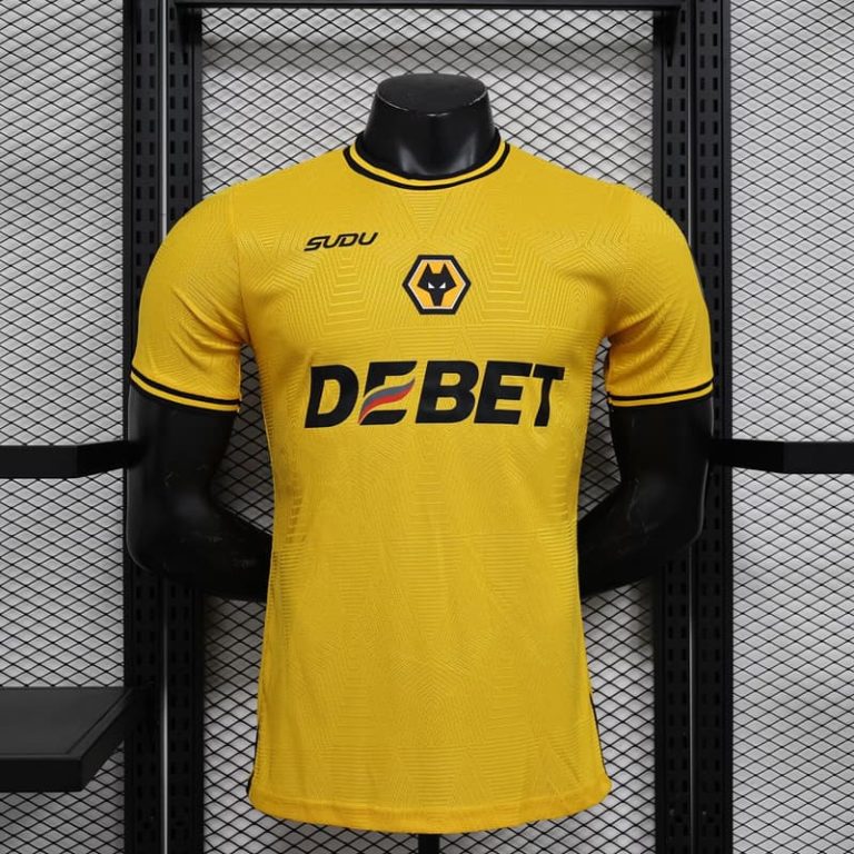 UK-Premier League Wolve home player version jersey Summer Sportswear GS122-1