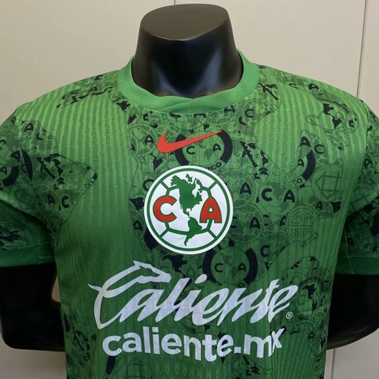 Mexico-Liga MX America Green Goalkeeper Player verion Jersey Summer Sportswear GS212-3