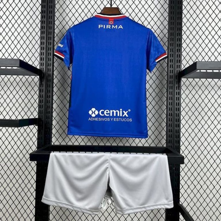 Mexico-Liga MX Cruz Azul Home Kid kit Summer Sportswear GS184-2