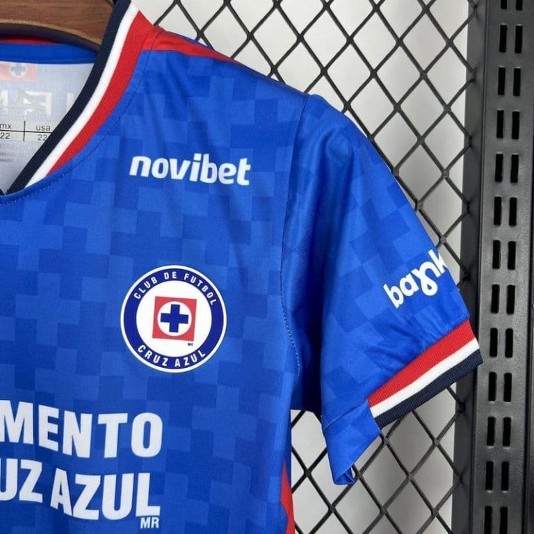 Mexico-Liga MX Cruz Azul Home Kid kit Summer Sportswear GS184-3