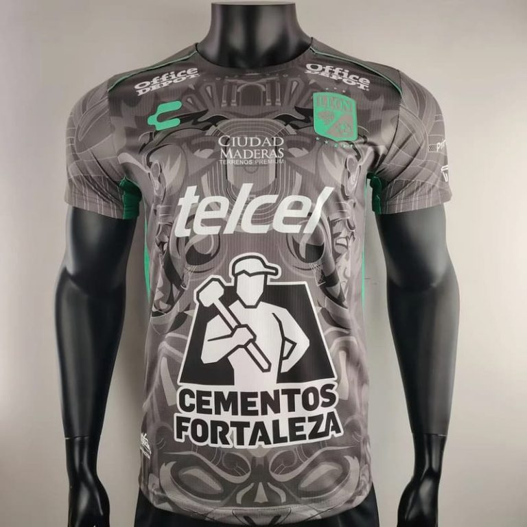 Mexico-Liga MX Leon third away player version soccer jersey Summer Sportswear GS177-1