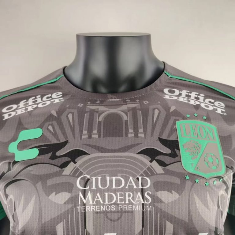 Mexico-Liga MX Leon third away player version soccer jersey Summer Sportswear GS177-3