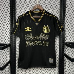 Mexico-Liga MX Santos Charlie Brown black gold special edition Jersey Summer Sportswear GS198