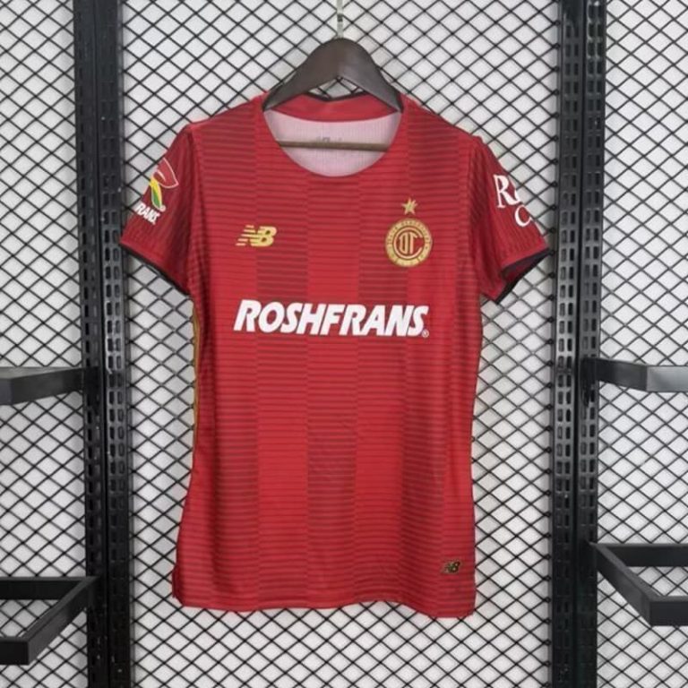 Mexico-Liga MX Toluca Home Woman Soccer Jersery Summer Sportswear GS160-1