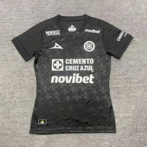 Mexico-Liga MX Woman Cruz Azul third black soccer jersey Summer Sportswear GS161
