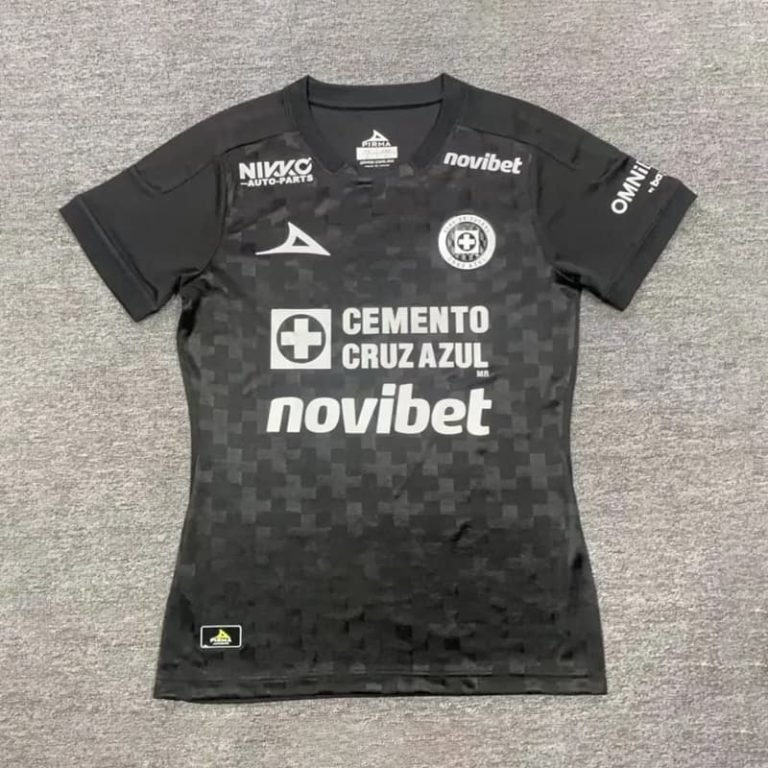 Mexico-Liga MX Woman Cruz Azul third black soccer jersey Summer Sportswear GS161-1