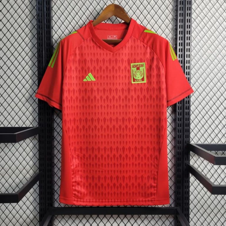 Mexico-Liga Tiger Red Goalkeeper jersey Summer Sportswear GS227-1