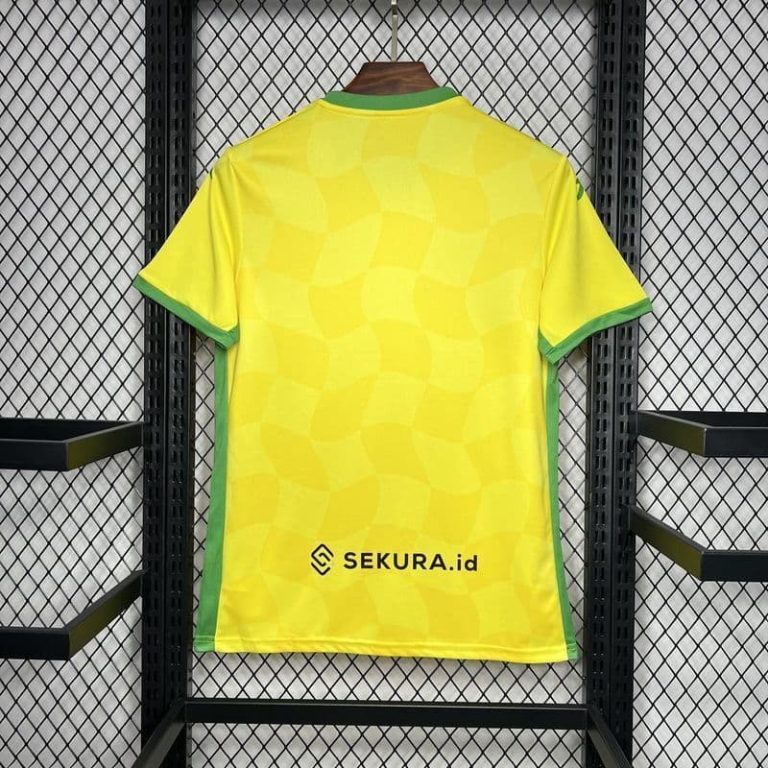 UK-Premier League Norwich City home soccer jersey Summer Sportswear GS143-2