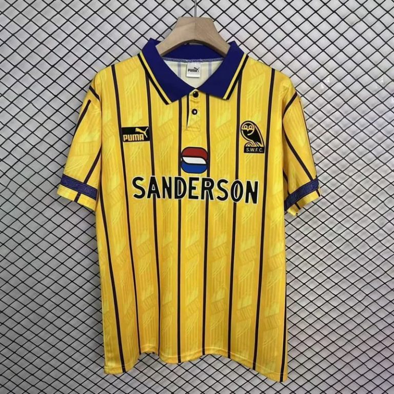 UK-Premier League Sheffield Wednesday home away retro jersey Summer Sportswear GS152-1