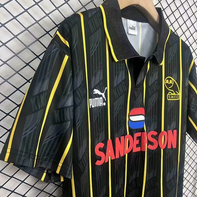 UK-Premier League Sheffield Wednesday home away retro jersey Summer Sportswear GS152-5